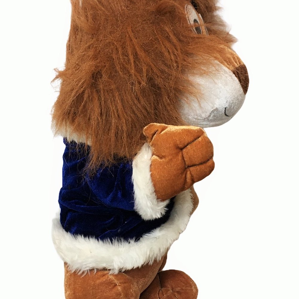 Rare Plush LION King Crown Six Flags 21in. - Picture 4 of 9